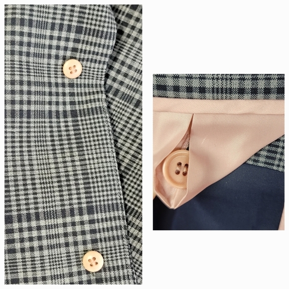 J. Crew Gray Plaid Sommerset Italian Wool Single Breasted Preppy Blazer Sz 6 - Picture 15 of 16